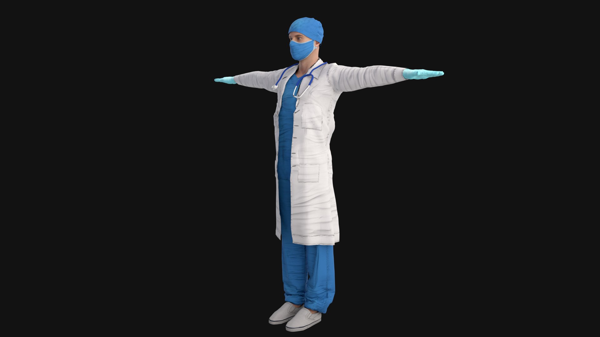 3D Model Doctor Rigged - TurboSquid 2249946