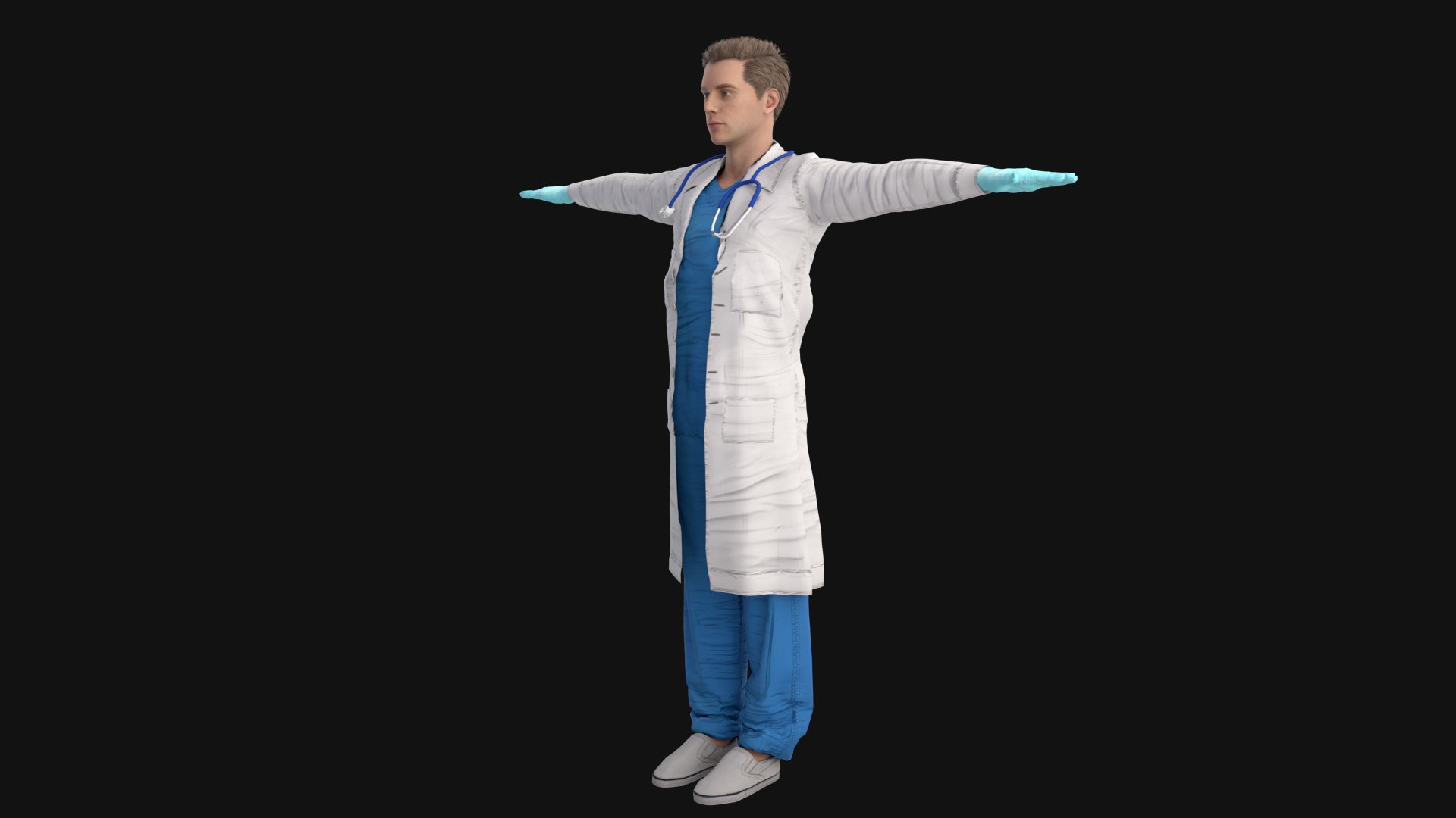 3D Model Doctor Rigged - TurboSquid 2249946