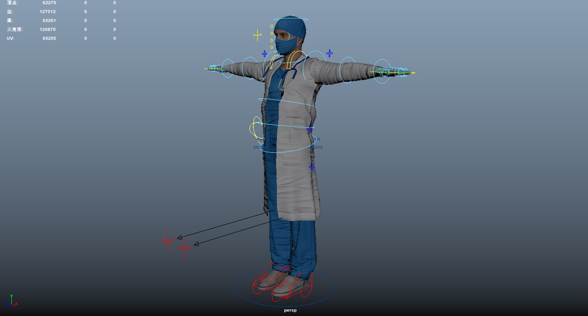 3D Model Doctor Rigged - TurboSquid 2249946
