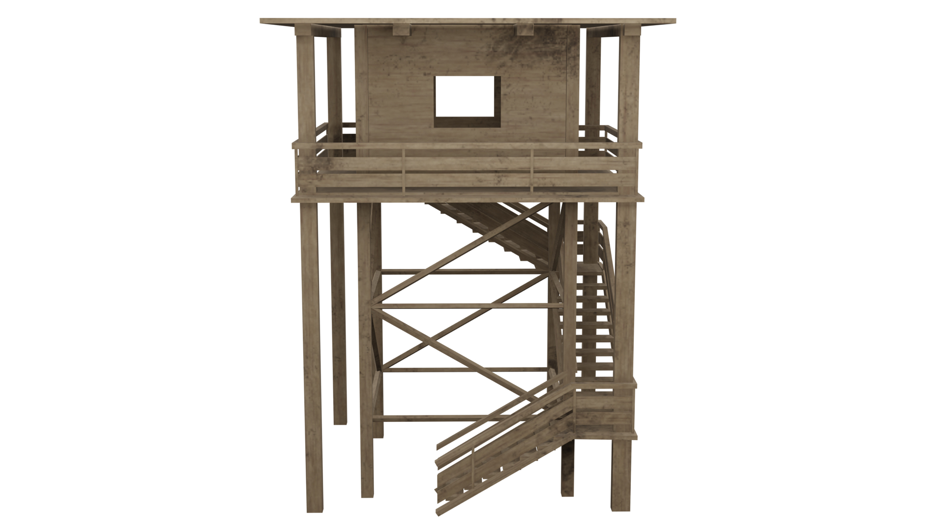 Watch Tower 3D Model - TurboSquid 2122248
