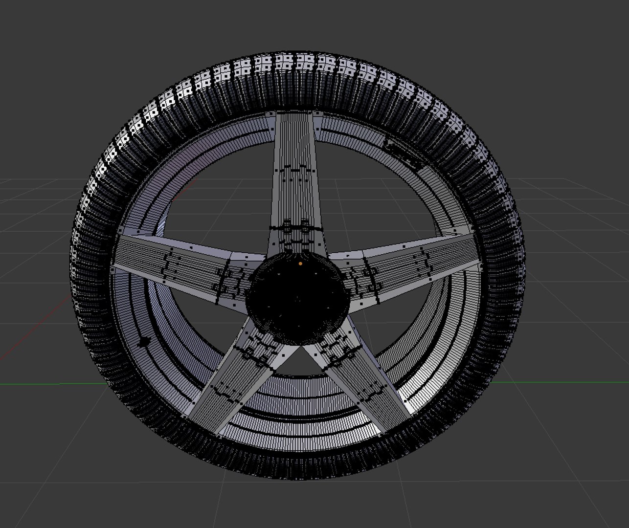 3D Mercedes-benz Amg Wheel - TurboSquid 1378966