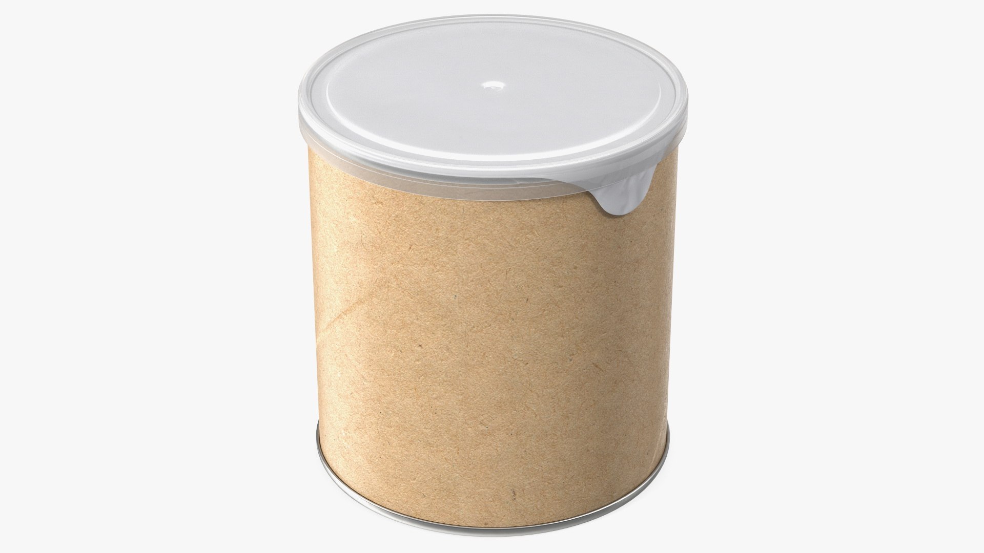 Snack Small Paper Tube 3D model preview