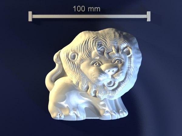 lion mold hand 3d model