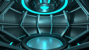 3D Sci Fi Room