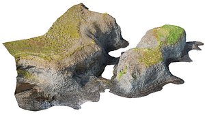 Basalt Coast Cliff Formation - 3D PBR Model1