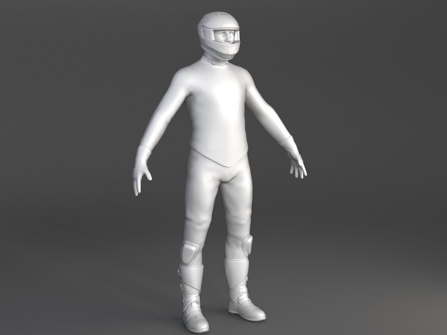 Biker Motorcycle Rider 3D Model - TurboSquid 1149850