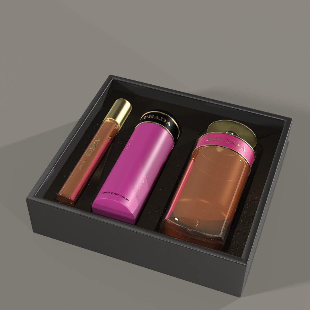 3D Prada Candy Set - TurboSquid 1284292