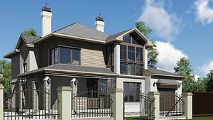 house 3d 3ds