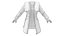 Fur Padded Winter Coat With Mittens