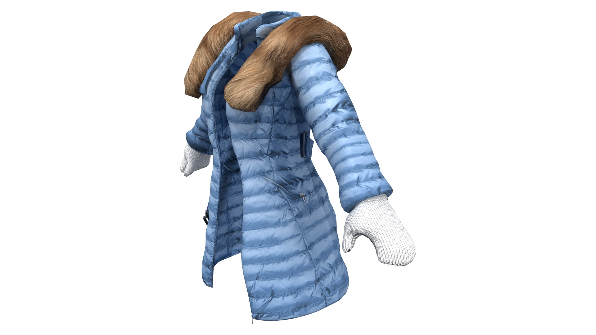 Fur Padded Winter Coat With Mittens 3D model https://p.turbosquid.com/ts-thumb/7s/bnSDUe/Ja/preview5/png/1684565978/1920x1080/fit_q87/ea37c0d9f53aee250b09444b3ddee39ba6f39744/preview5.jpg