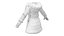 Fur Padded Winter Coat With Mittens