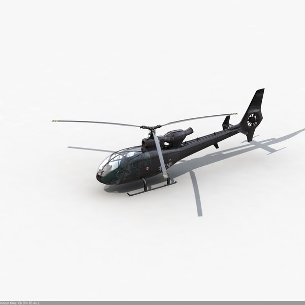 SAガゼルブラックヘリコプター3Dモデル - TurboSquid 722516