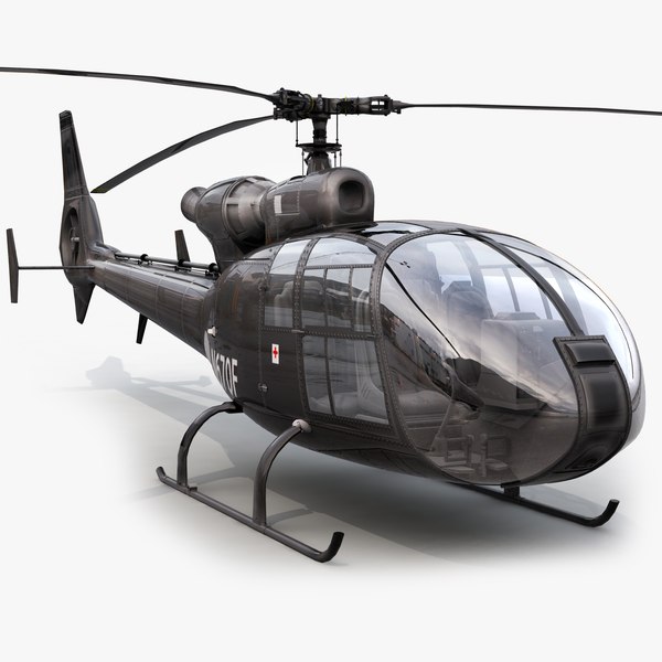 SAガゼルブラックヘリコプター3Dモデル - TurboSquid 722516 SAガゼルブラックヘリコプター3Dモデル - TurboSquid 722516
