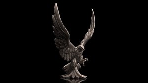 3D Bird Eagle Statue
