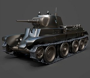 3D model Heavy Battle Tank - High Detail Military Vehicle