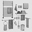 Bathroom accessories Grohe Atrio set 67