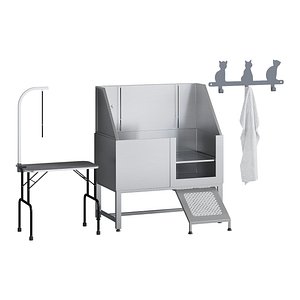 Compact Pro Grooming Wash Zone 3D model