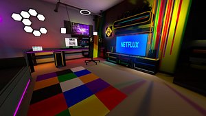 low-poly games 3D model