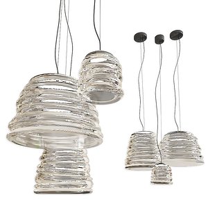 Bibendum karman lamp glass set