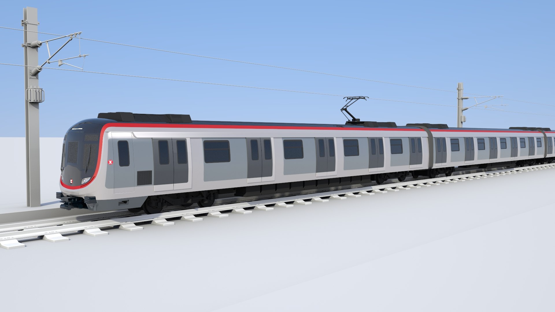 3D MTR East Rail Line Hyundai Rotem 3D Model - TurboSquid 2546837