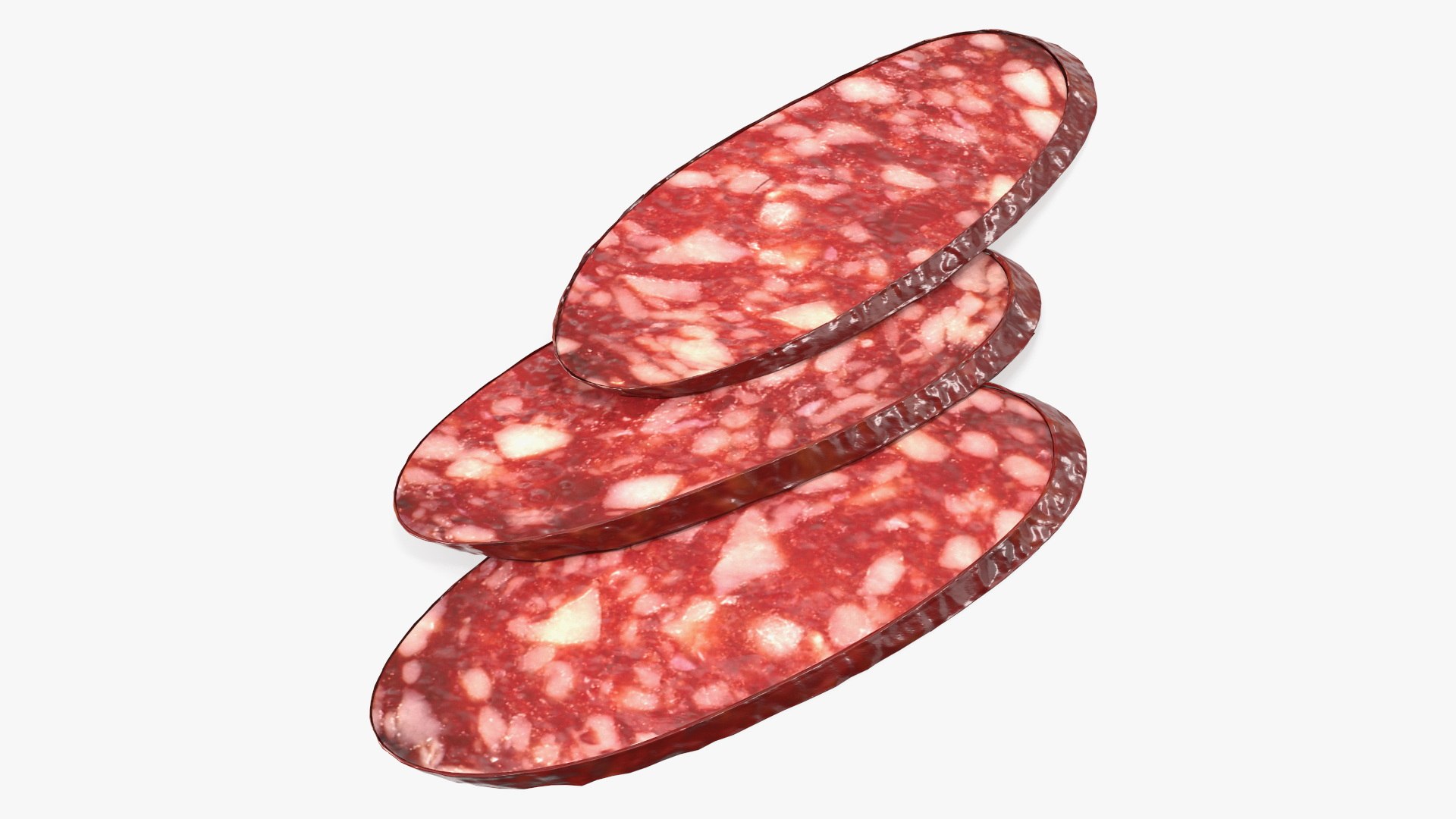 Salami Slices 3D model preview
