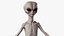 Humanoid Grey Alien - Rigged