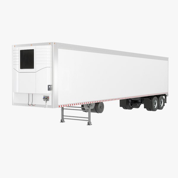 3D Refrigerated US Trailer