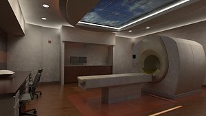 3d model mri room