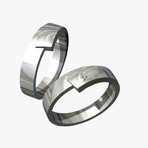 wedding ring 5 3D model