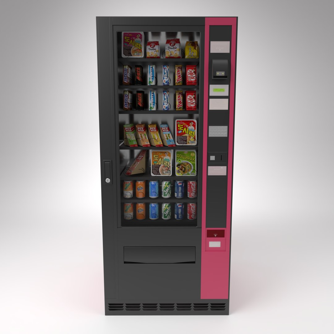 3D Interior Omnimatic Snack Vending Machine - TurboSquid 1264395