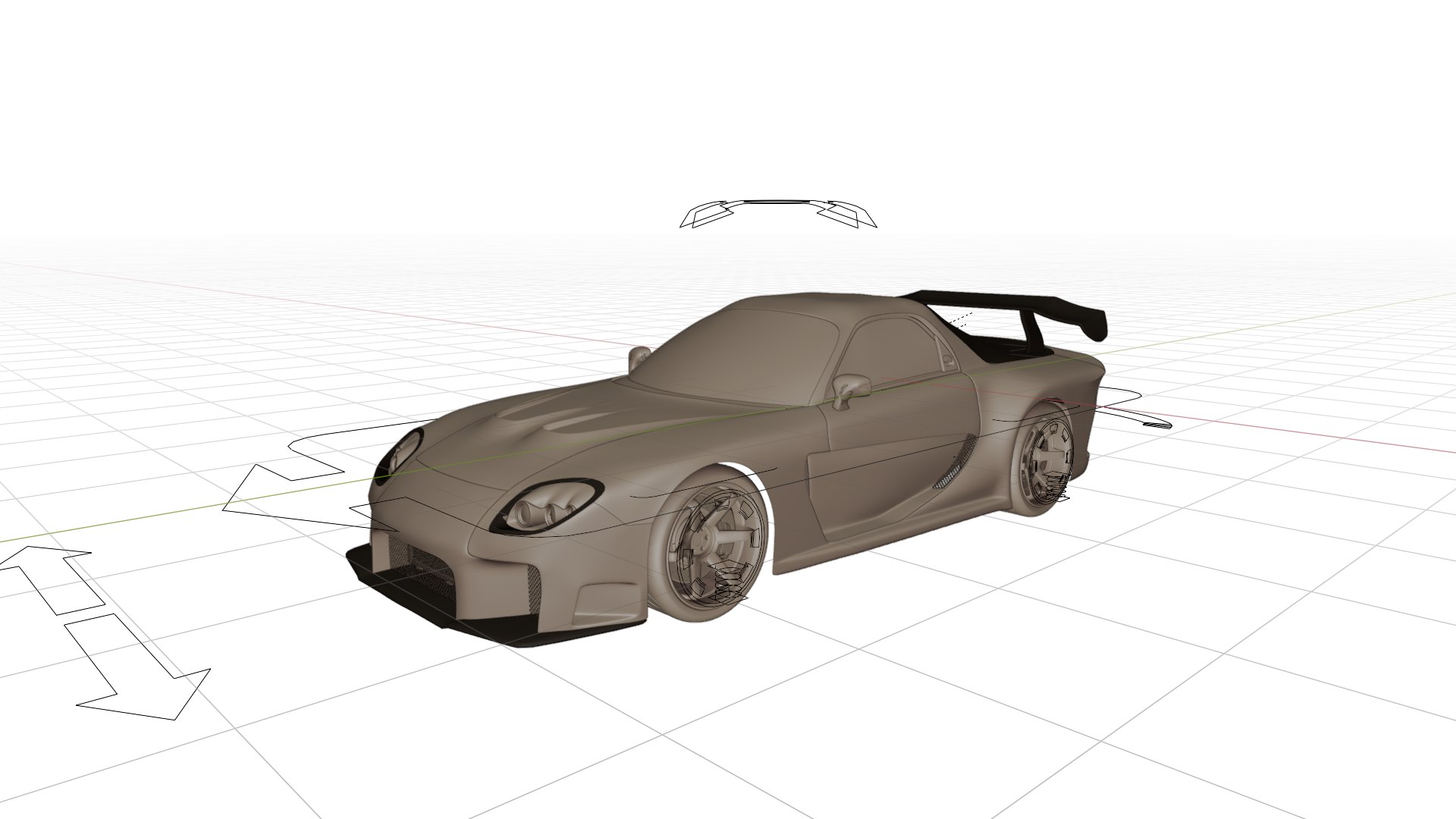 3D Mazda Rx7 Fast And Furious Model - TurboSquid 2298700