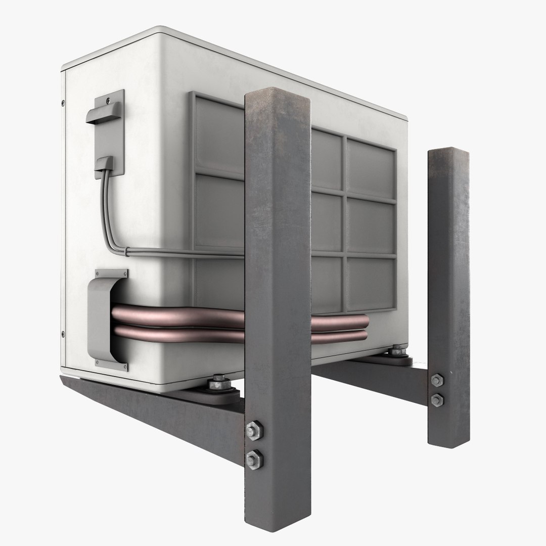 Air Conditioner Outdoor Unit 3D Model - TurboSquid 1394556