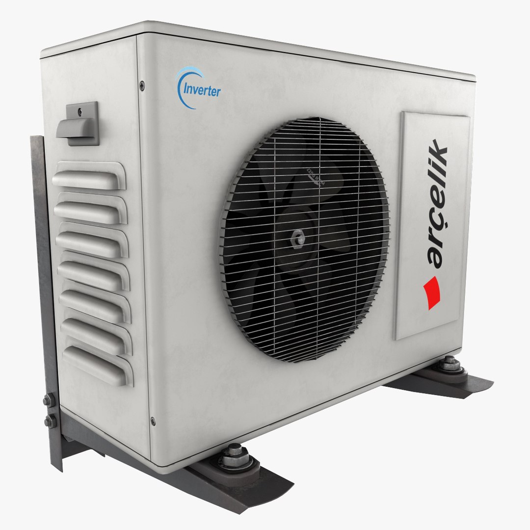 Air Conditioner Outdoor Unit 3D Model - TurboSquid 1394556