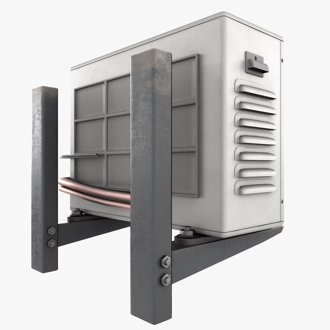 Air Conditioner Outdoor Unit 3D Model - TurboSquid 1394556