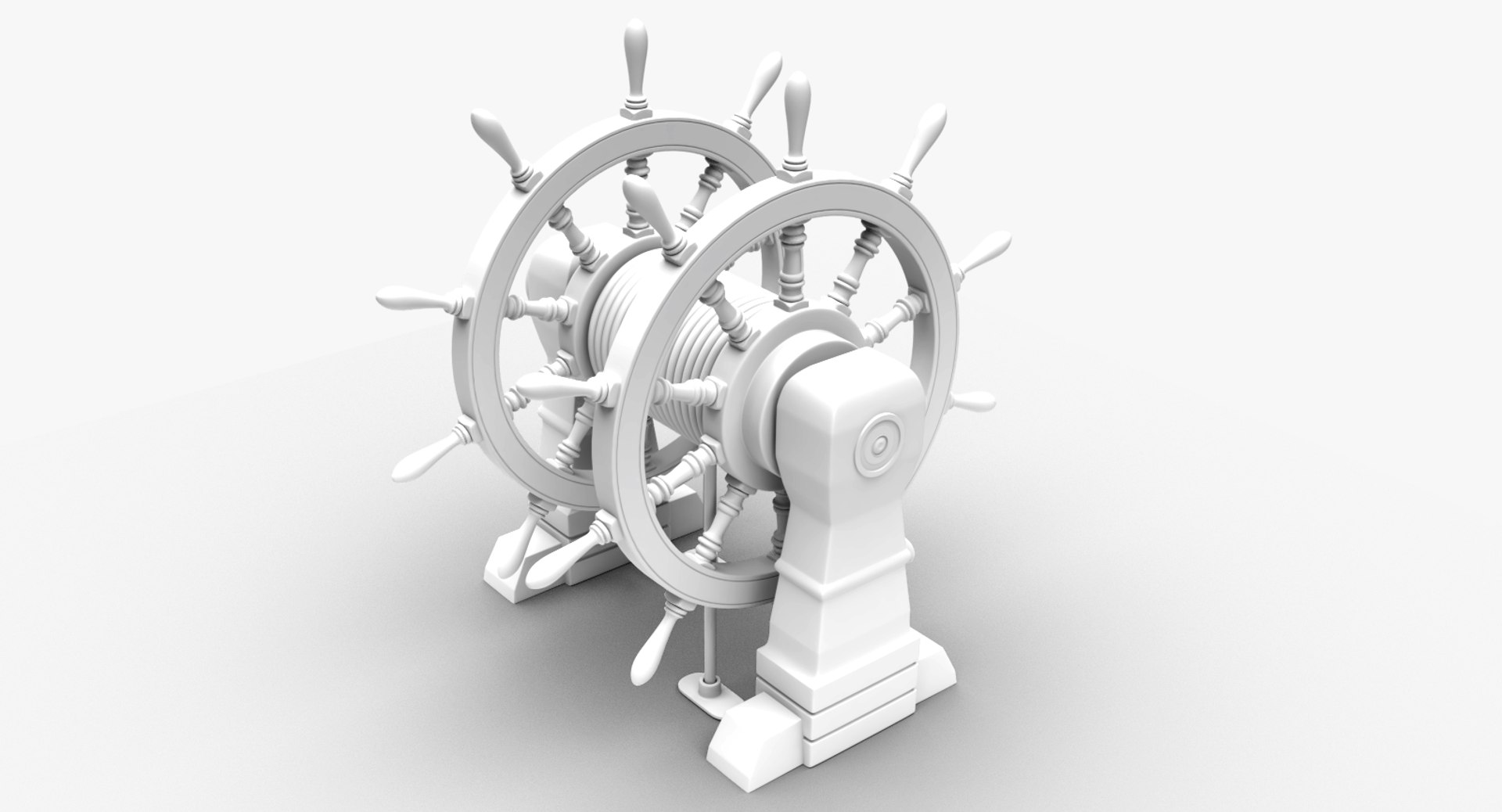 Ship Helm Model - TurboSquid 1282884