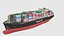 Container Ship Low poly