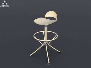 chair padded 3d model