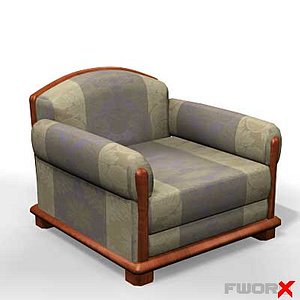 armchair chair 3d model