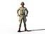 Steampunk-Soldat Rigged Animated Low-Poly