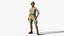 Steampunk-Soldat Rigged Animated Low-Poly