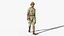 Steampunk-Soldat Rigged Animated Low-Poly