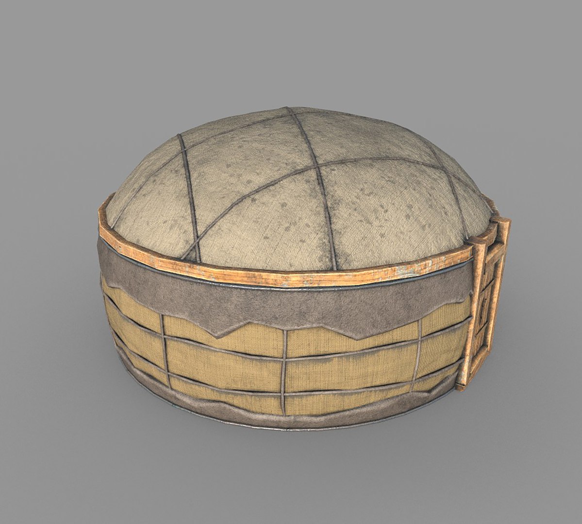 Old Mongolian Yurt House model https://p.turbosquid.com/ts-thumb/7t/nOydx6/JW/mongolianyurt07/jpg/1626980358/1920x1080/fit_q87/e7a47e311e584fdc4561969993875ef08fd42c5a/mongolianyurt07.jpg