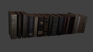 old books 3D model
