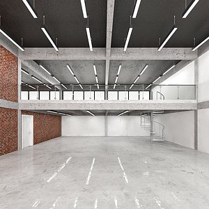 Loft and office space 3 3D model