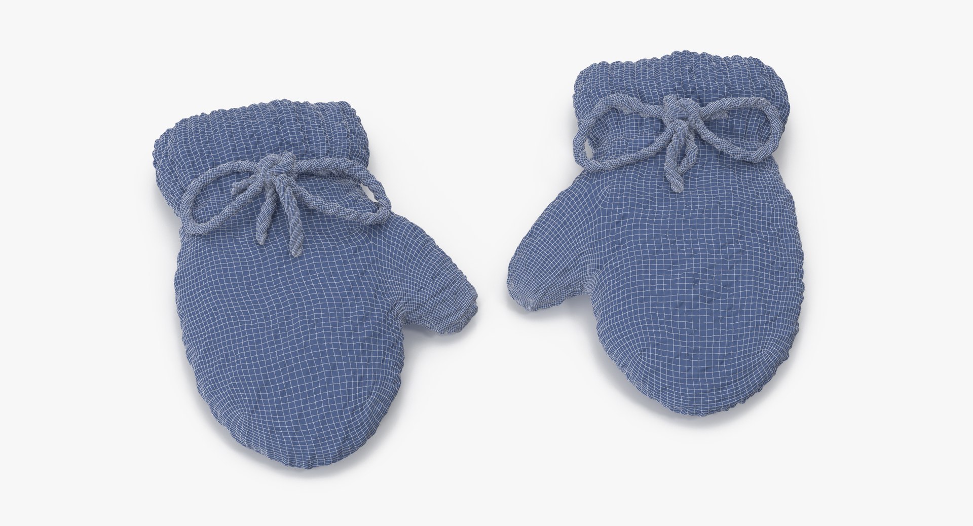 newborn mittens 2 3d model