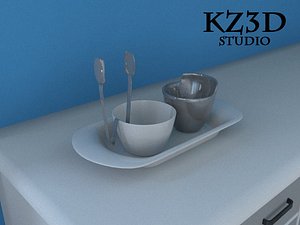 Sugar Bowl Cream Jug Tray Tong