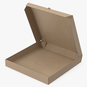 pizza box mockup 3D