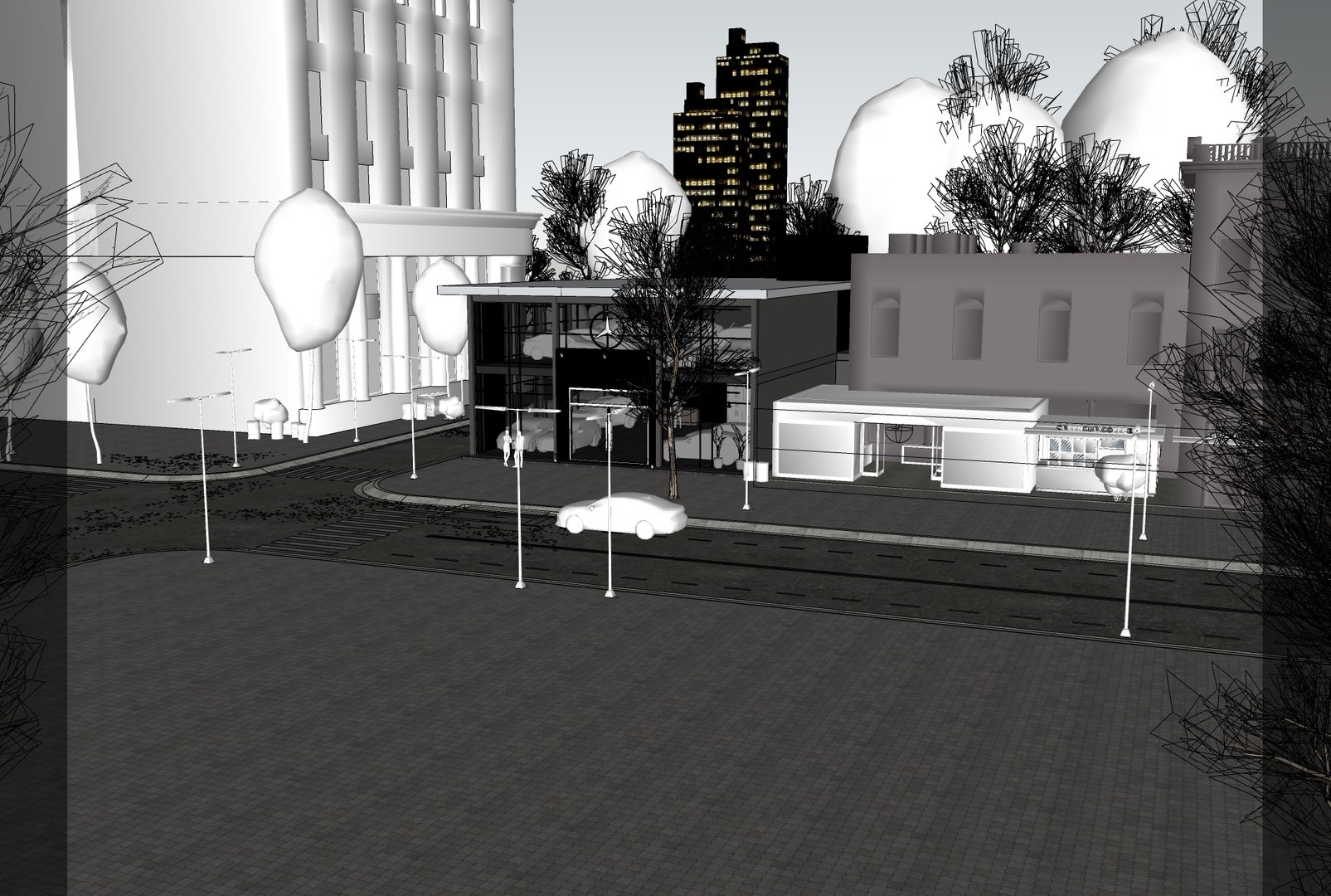 Exterior House - Night Scene 3D - Car showroom 3D model https://p.turbosquid.com/ts-thumb/7t/wW0pr3/Ne/u10/jpg/1683275112/1920x1080/fit_q87/c76244a726f374da76c0e93ec4f86028d50486cd/u10.jpg