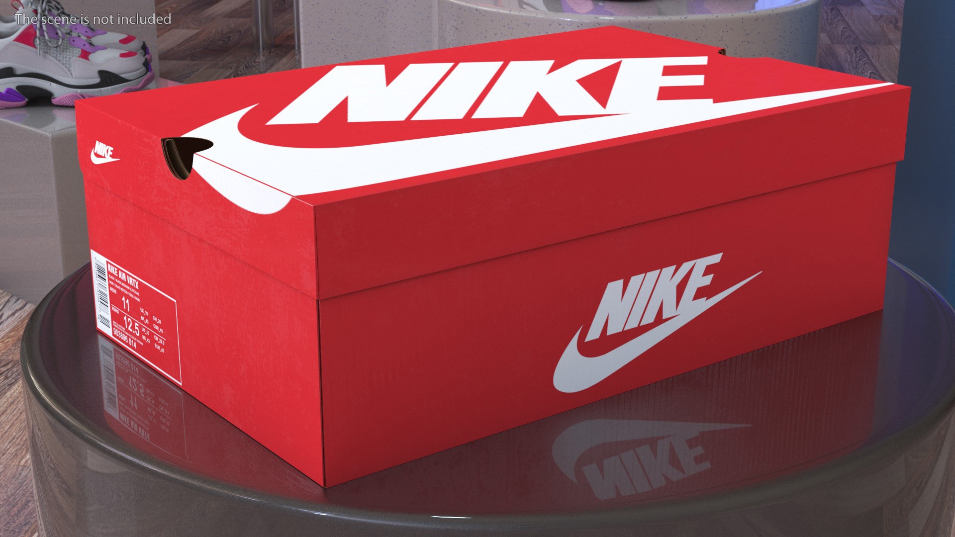 Nike Carton Shoe Box Closed 3D model - TurboSquid 2011345