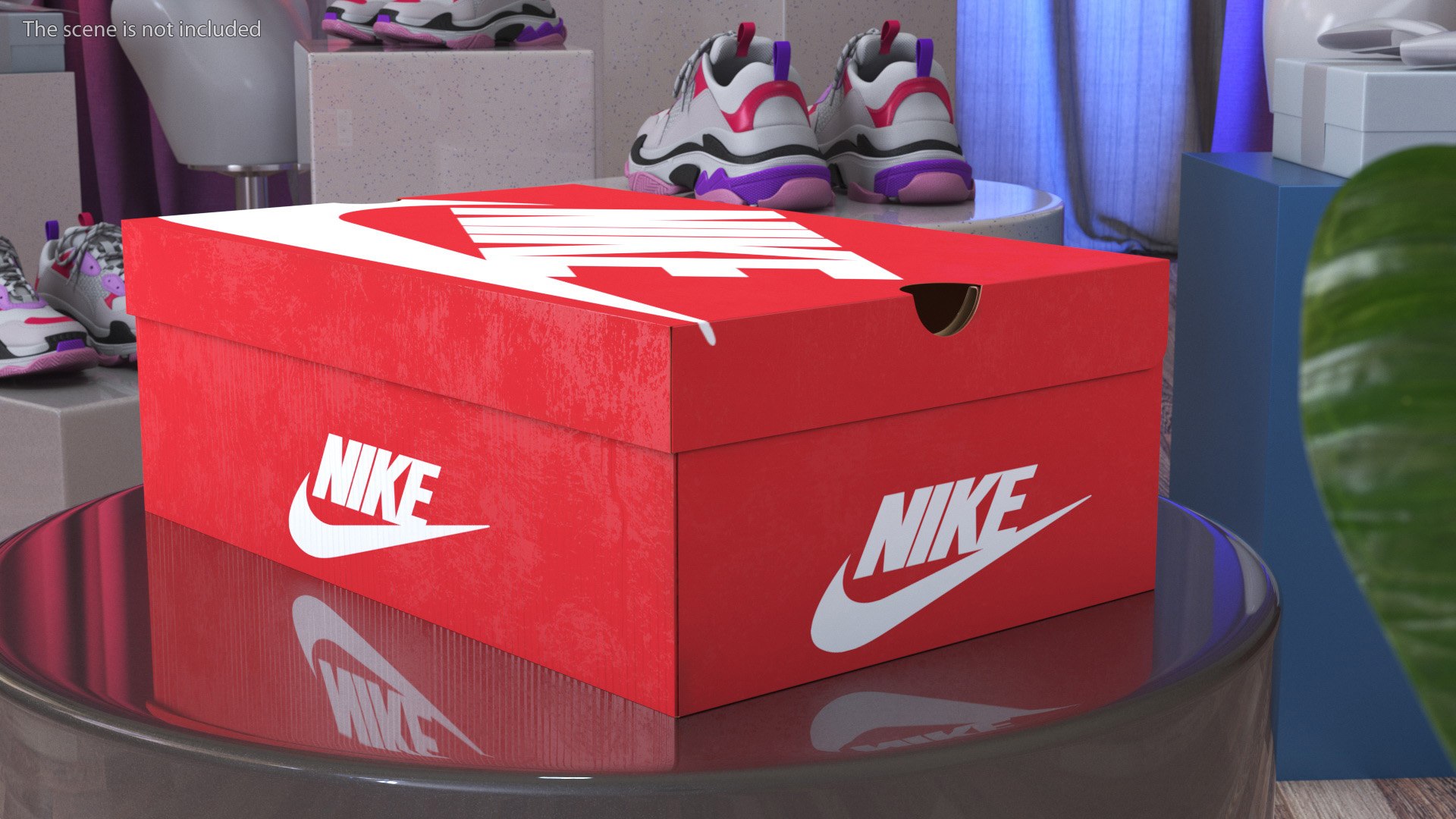 Nike Carton Shoe Box Closed 3D model - TurboSquid 2011345